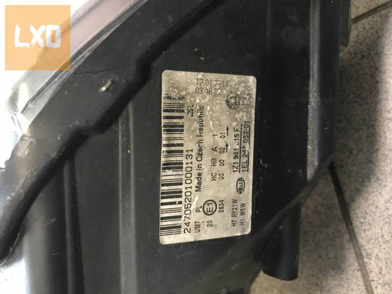 SKODA OCTAVIA II FL halogén, projektoros bal fényszóró 1Z1 941 015 F apróhirdetés