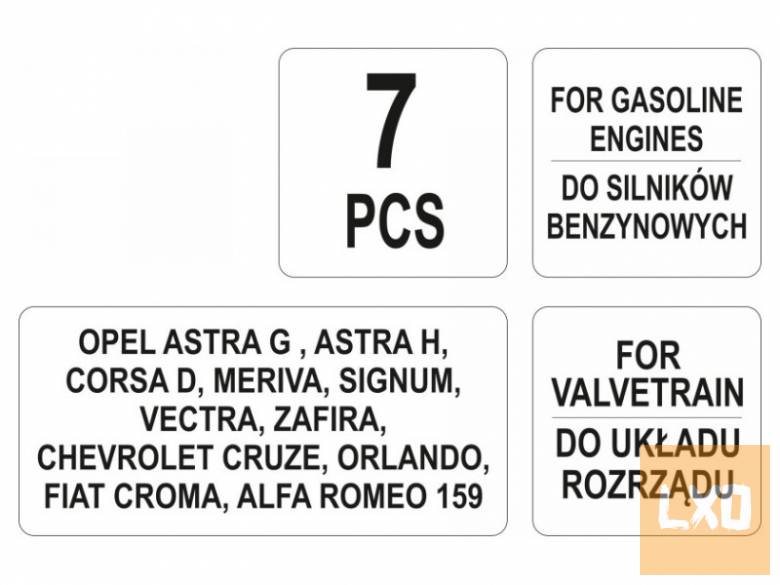 7 részes vezérlés rögzítő készlet – YATO YT-060005 Opel apróhirdetés