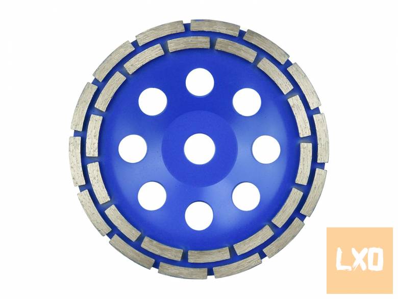 Betoncsiszoló - betonmaró tárcsa 180mm 2 soros Geko G00370 apróhirdetés