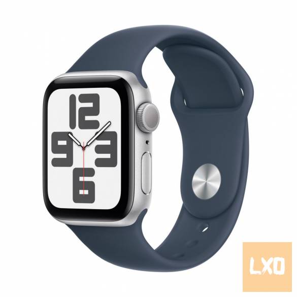 Apple Watch SE2 v3 okosóra ezüst-kék,új apróhirdetés