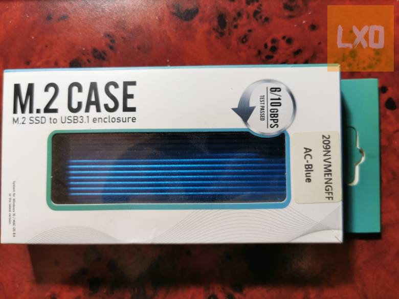 M.2 Nvme SSD to USB 3.1 külső ház apróhirdetés