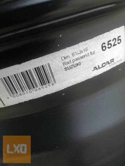 1 db 5x114,3 Suzuki Vitara, SX4, Toyota 16" lemezfelni apróhirdetés