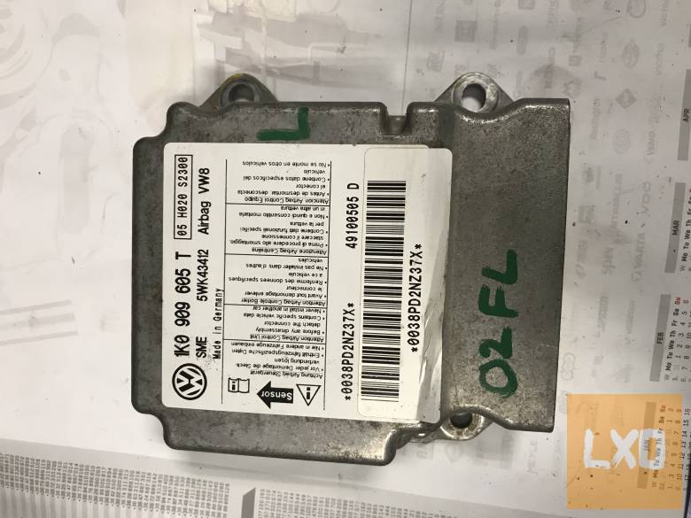 Seat LEON 1P - légzsák vezérlő 1K0 909 605 T apróhirdetés