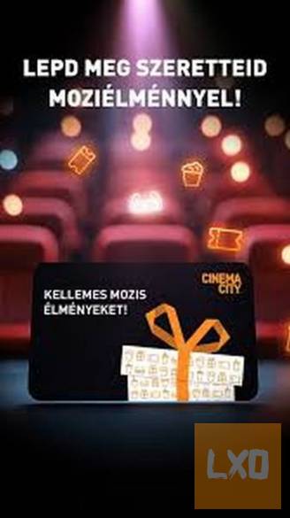 1db 2D mozijegy e-voucher apróhirdetés