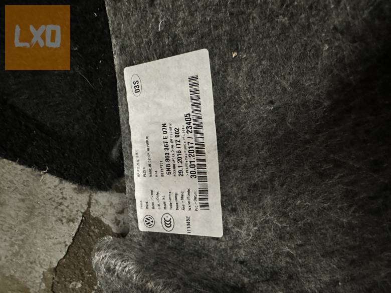 VW TIGUAN II - beltér szőnyeg 5NB 863 367 E apróhirdetés