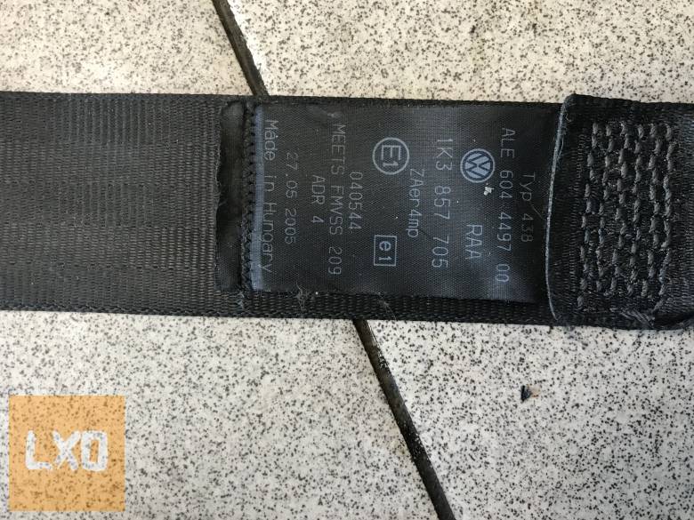 VW GOLF V  ( 3 ajtós) bal biztonsági öv 1K3 857 705 apróhirdetés