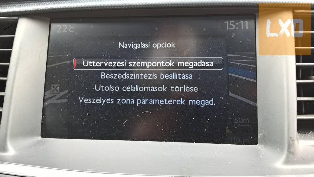 Peugeot 508 fejegység javítás, magyarosítás, térképfrissítés apróhirdetés