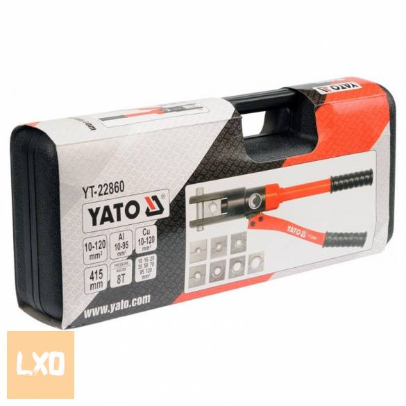 Kézi hidraulikus prés készlet 8 részes 10-120 mm2 YATO apróhirdetés