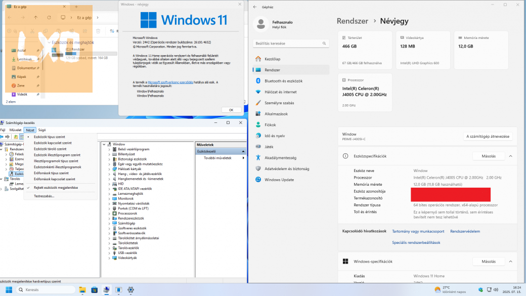 ASUS Prime J4005i-C apróhirdetés