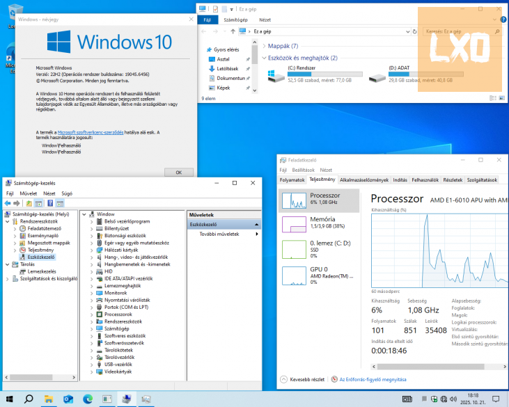 Gigabyte Asztali-PC apróhirdetés