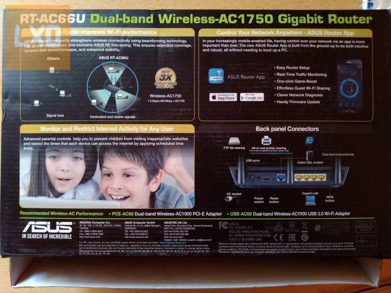 Router - ASUS RT-AC66U_B1 apróhirdetés