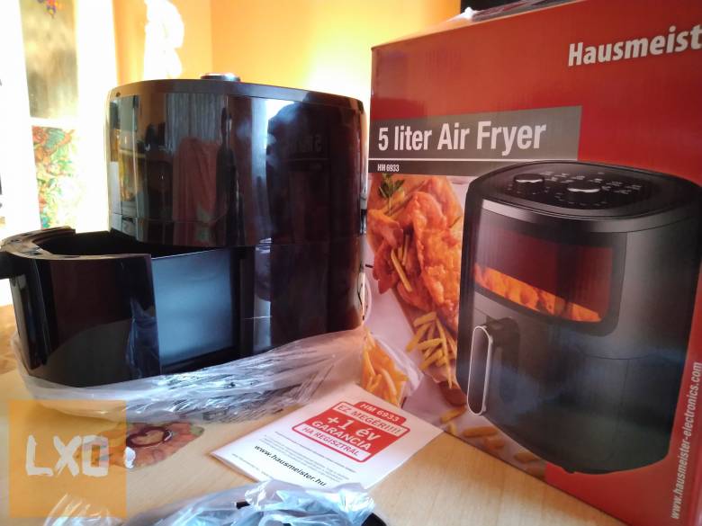 Hausmeister Air Fryer 5-L űrtartalommal apróhirdetés