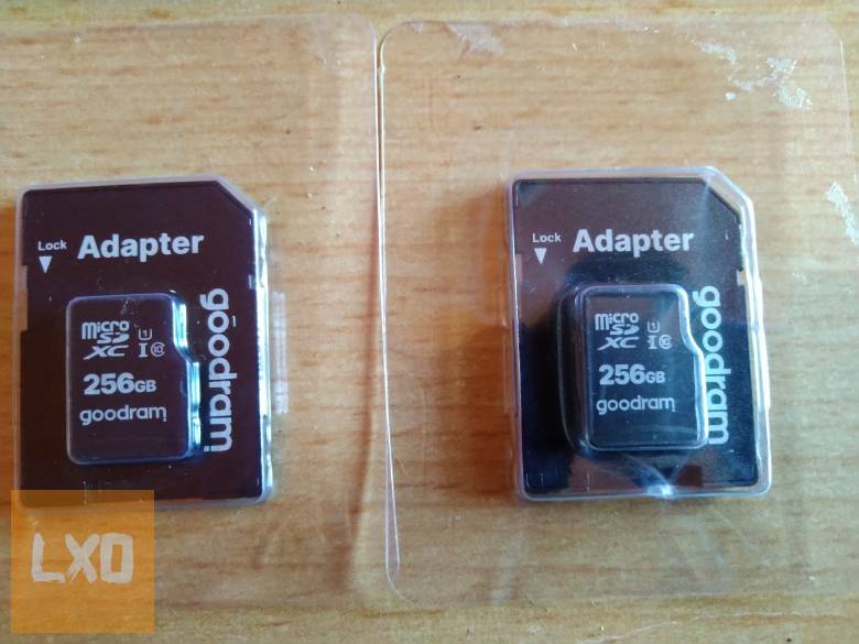 2x MicroSD 256GB + Adapter apróhirdetés