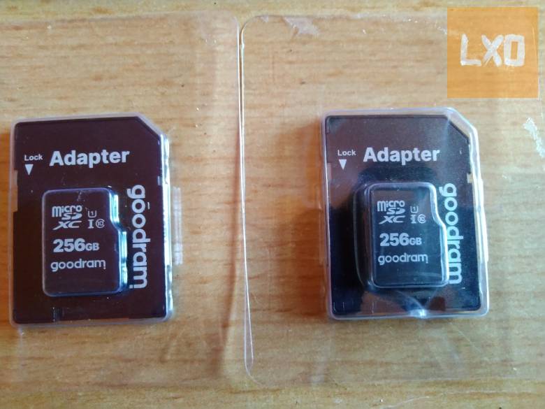 2x MicroSD 256GB + Adapter apróhirdetés