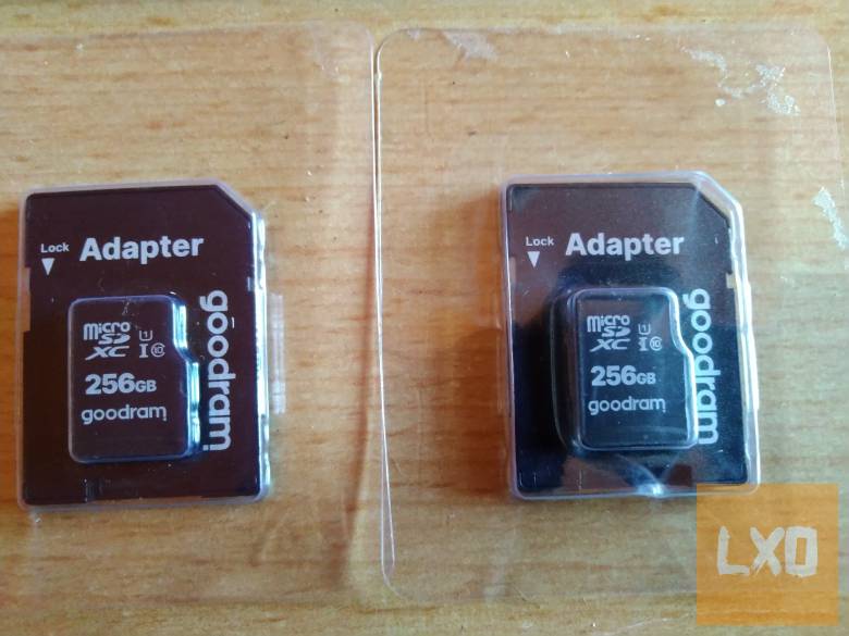 2x MicroSD 256GB + Adapter apróhirdetés