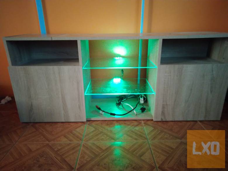 TV Komód szekrény a nappali szobába LED Világítással apróhirdetés