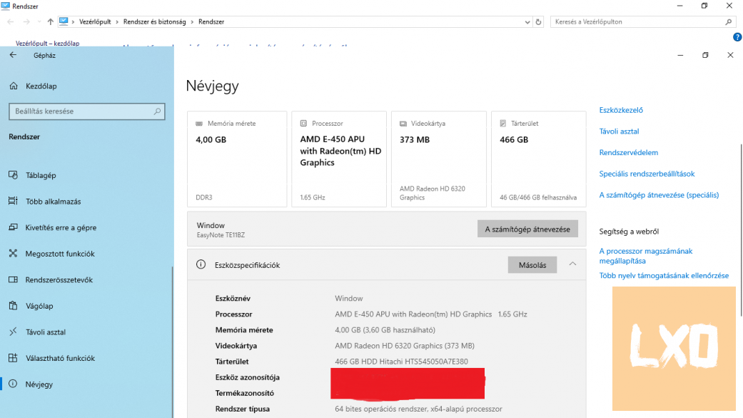 Egy egyszerű Notebook apróhirdetés