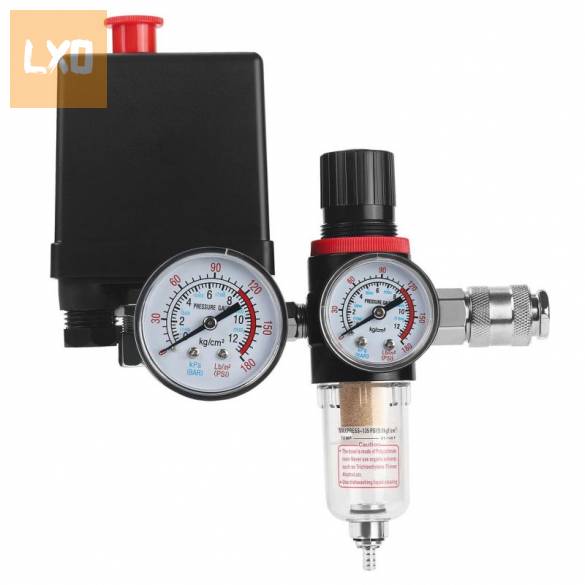 Nyomáskapcsoló + víz leválasztó kompresszorhoz 8 bar apróhirdetés