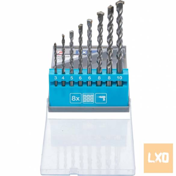 Kőzetfúró készlet 3 - 10 mm 8 darabos apróhirdetés