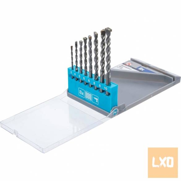 Kőzetfúró készlet 3 - 10 mm 8 darabos apróhirdetés