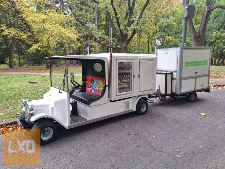 Elektromos büfés jármű üdítő és jégkrém hűtő + utánfutó RENDSZÁMOS! apróhirdetés