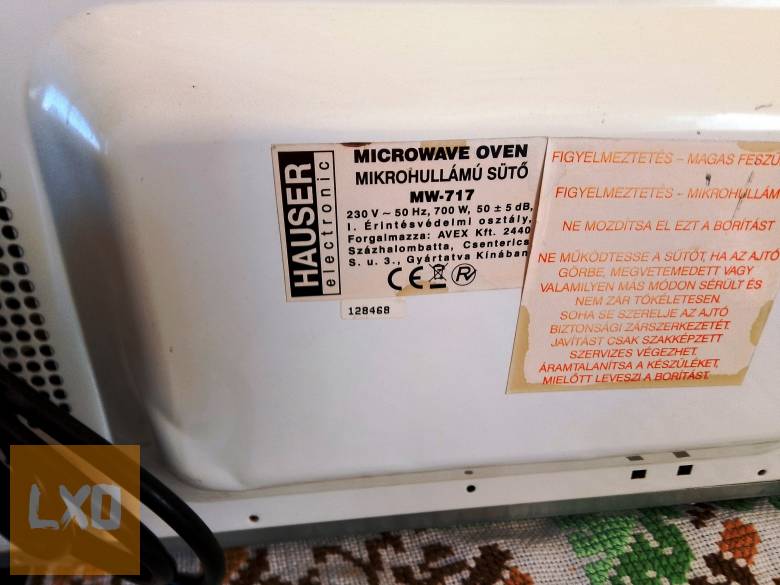 Hauser mikrohullámú sütő. apróhirdetés