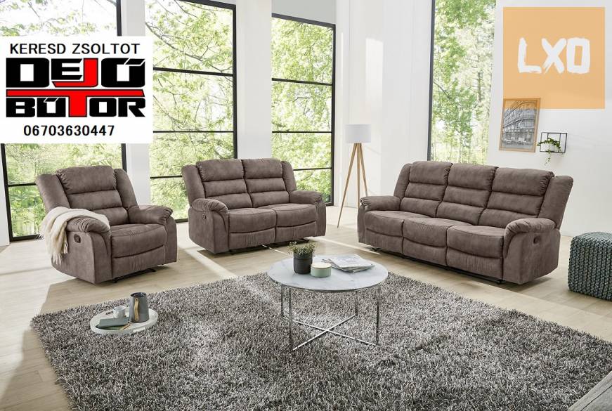 Cleveland barna 3+2+1 TV Relax kanapé ülőgarnitúra 5 db relax ülés apróhirdetés