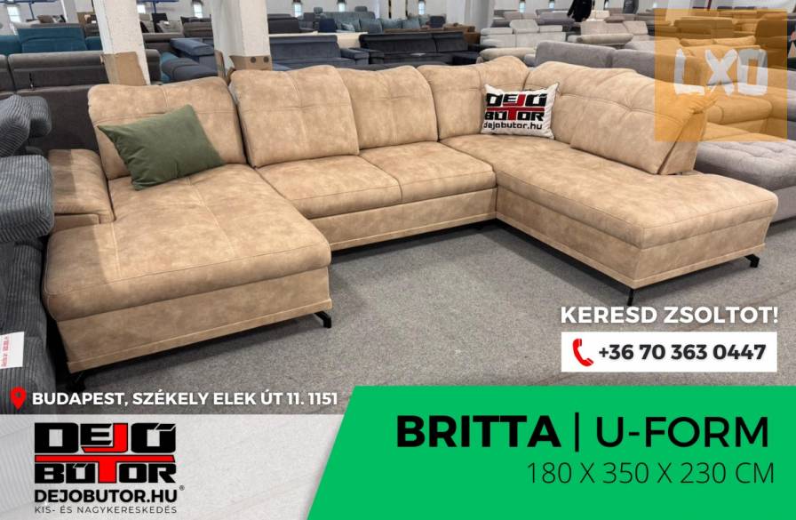 Britta multi relax ualak kanapé sarok ülőgarnitúra 180x357x230 cm apróhirdetés