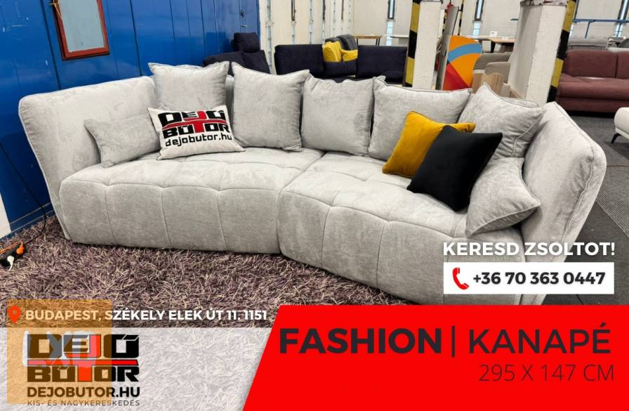 Fashion relax kanapé ülőgarnitúra 295x147 cm gray bútor apróhirdetés