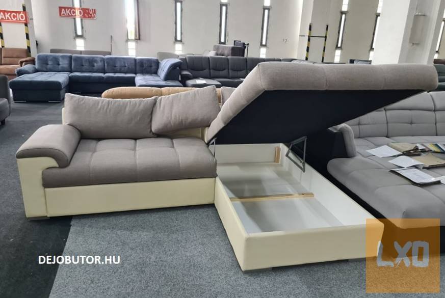 Velence drapp rugós kanapé ülőgarnitúra sarok 260x190 cm apróhirdetés