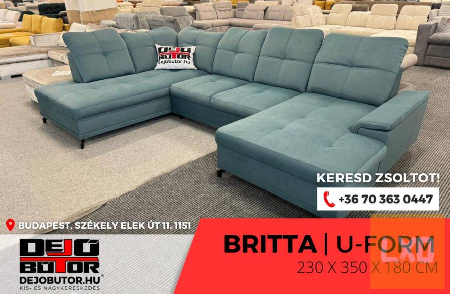 Britta zöld relax kanapé ülőgarnitúra 180x350x230 cm ágyazható ualak apróhirdetés