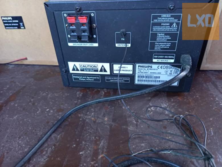 Szép állapotú Philips mikro Hi-fi + táv + doboz + papírok apróhirdetés