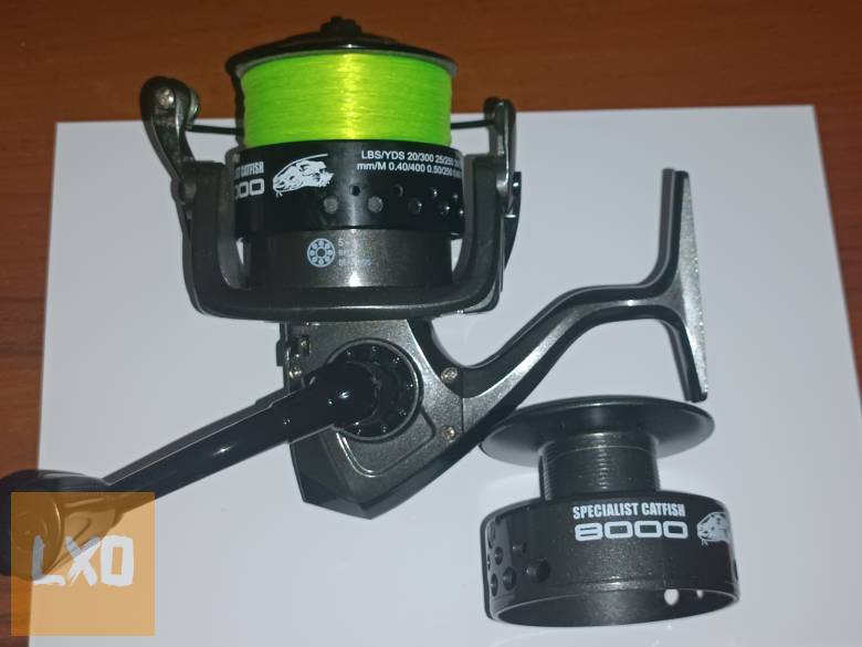 Eladó Energoteam Specialist Catfish 8000 harcsázó horgászorsó. apróhirdetés
