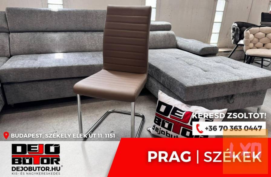 Prag bkapucsínó étkező szék csak készletről króm szánkótalpas apróhirdetés