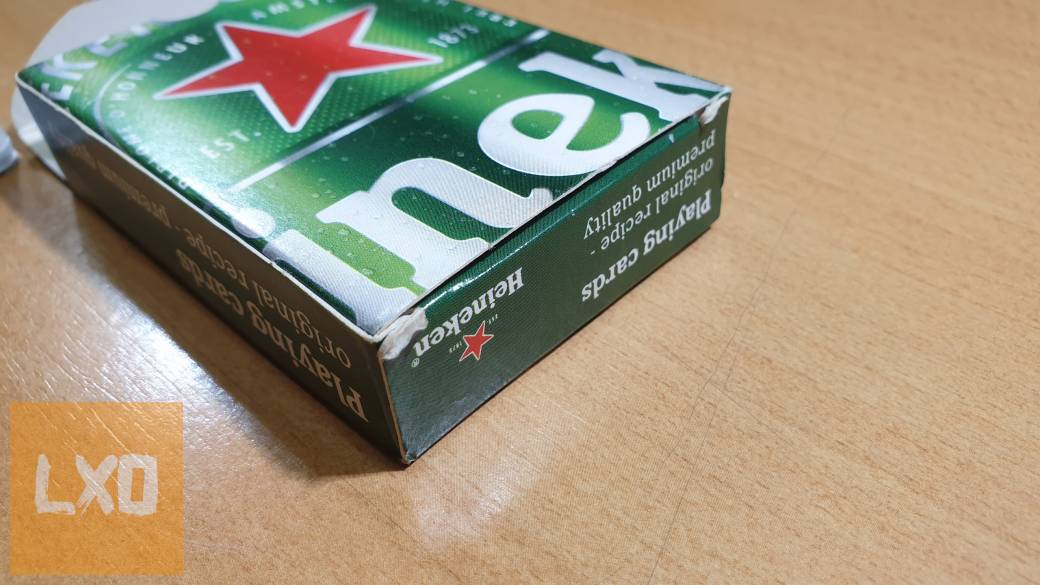 Heineken kártya pakli eladó, új, belga apróhirdetés