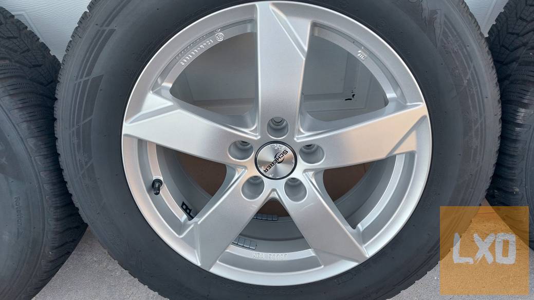 Cs. VW Tiguan 17”Rial  alufelni, újszerű téli gumi apróhirdetés