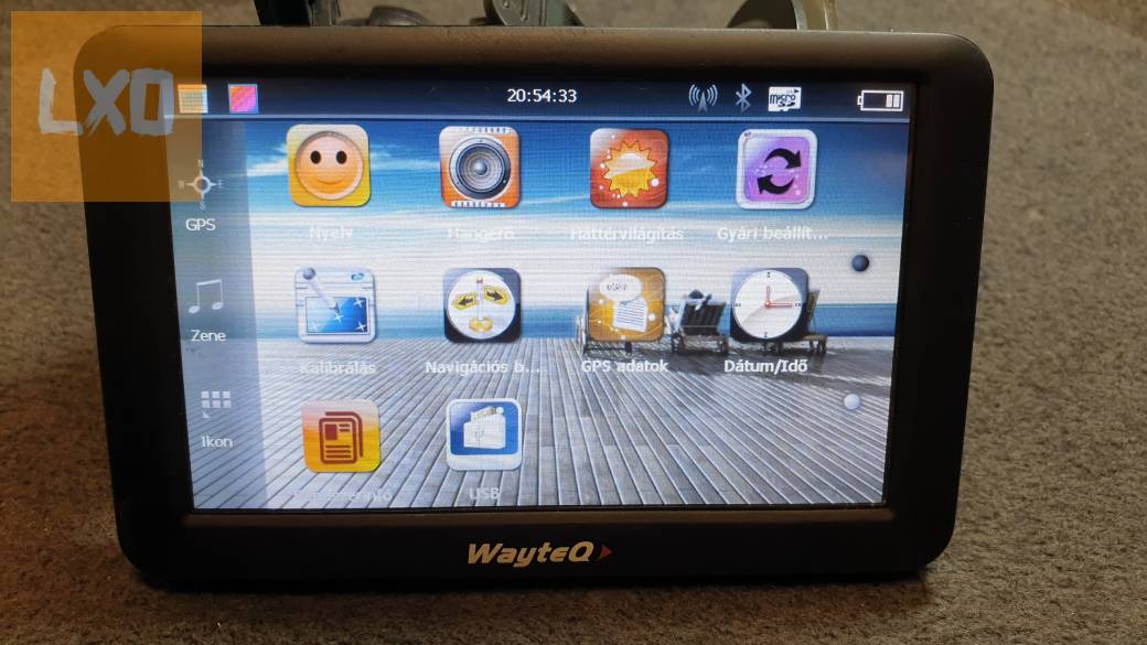 Wayteq x985BT GPS navigáció eladó Európa térképpel apróhirdetés