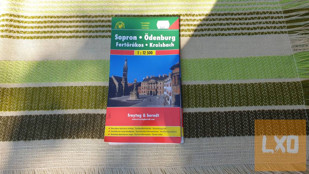 Sopron és Fertőrákos térkép eladó apróhirdetés