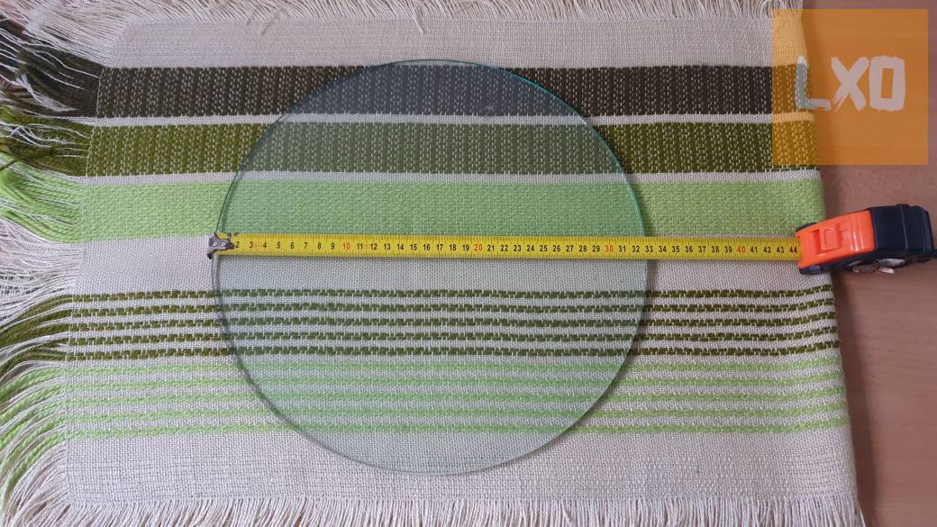 Kör alakú edzett üveg eladó, 32 cm átmérő apróhirdetés