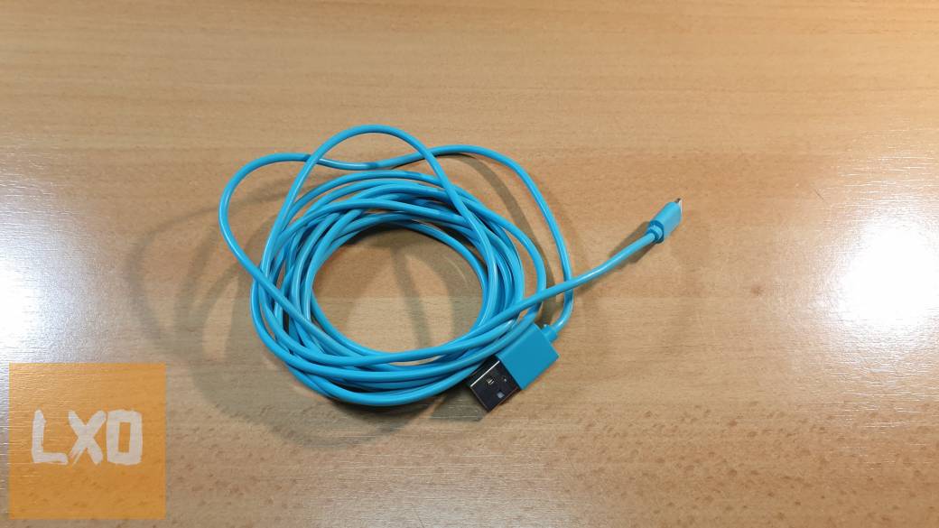 USB 2.0 - Lightning kábel eladó, kék, 3m apróhirdetés