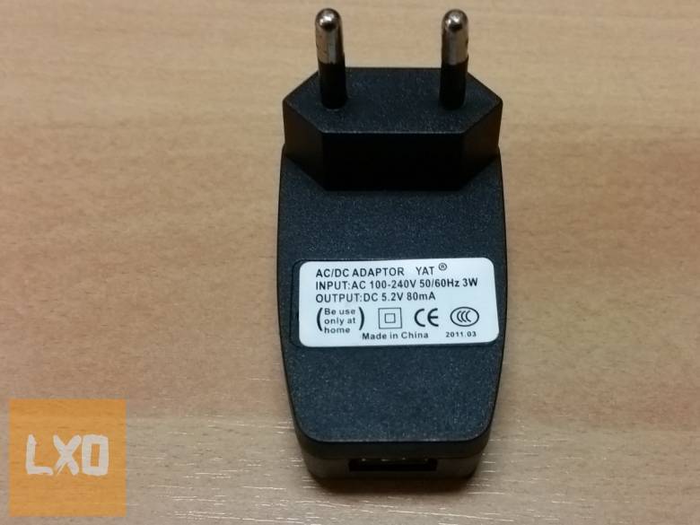 DC 5,2V, 80mA USB töltő eladó apróhirdetés