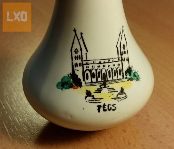 Kézzel festett pécsi mini váza eladó apróhirdetés