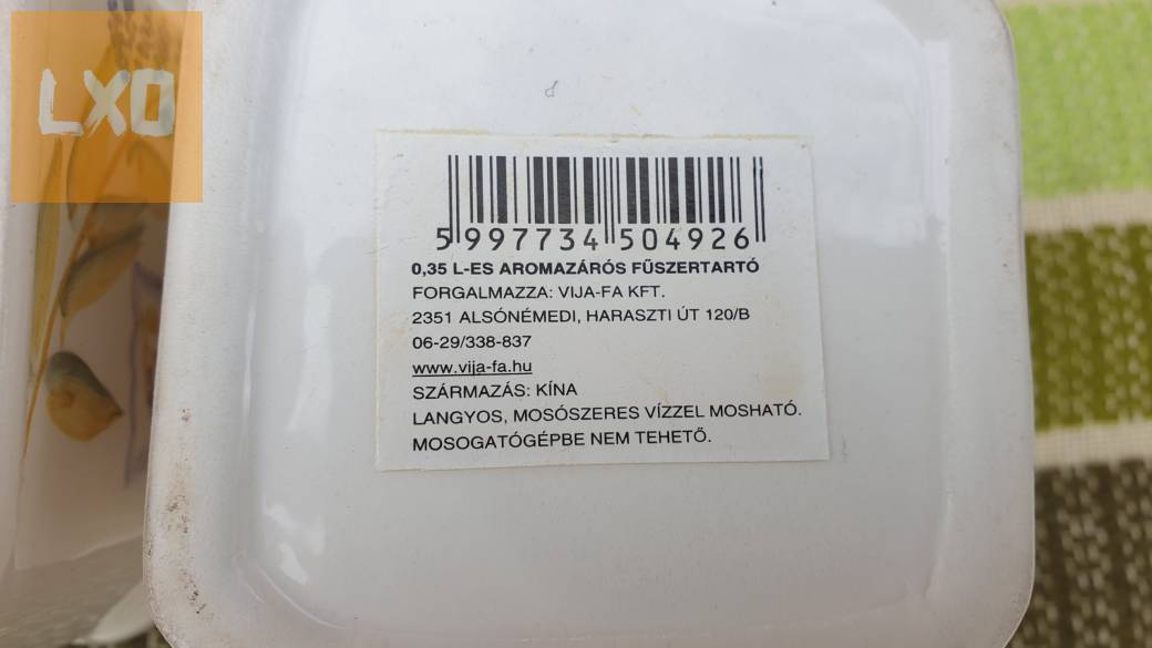 Aromazárós fűszertartó eladó apróhirdetés