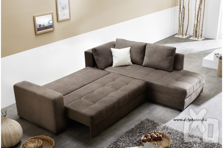 Aura sarok kanapé ülőgarnitúra barna színben 275x220 nyitható apróhirdetés