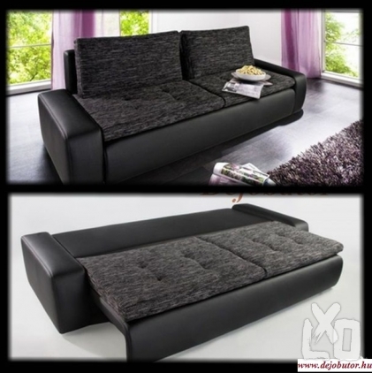 Robby kanapé ülőgarnitúra fekete színben ágyazható ágyneműtartós model apróhirdetés