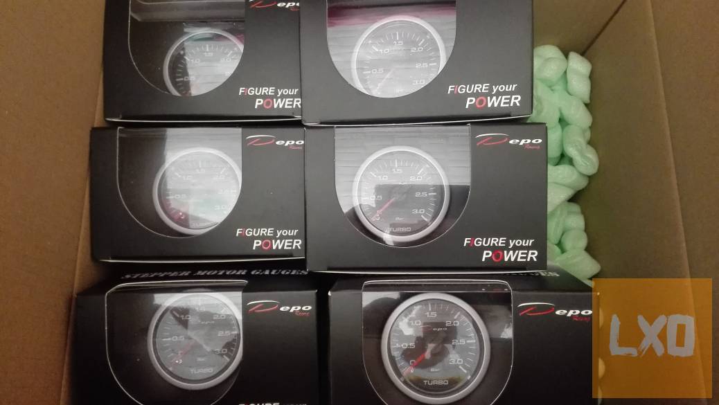3BAR-os Depo Racing mérőműszer, 52 mm átmérő, fehér LED-es apróhirdetés
