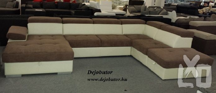 Reggio uform sarok kanapé ülőgarnitúra 255x380x195 cm ágyazható apróhirdetés