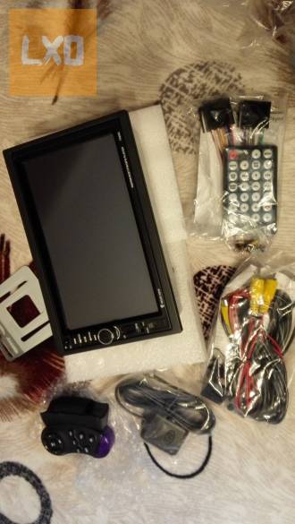 2 DIN 7col BT,FM,TF,GPS,USB MP5 tolatókamera 2távirányító apróhirdetés